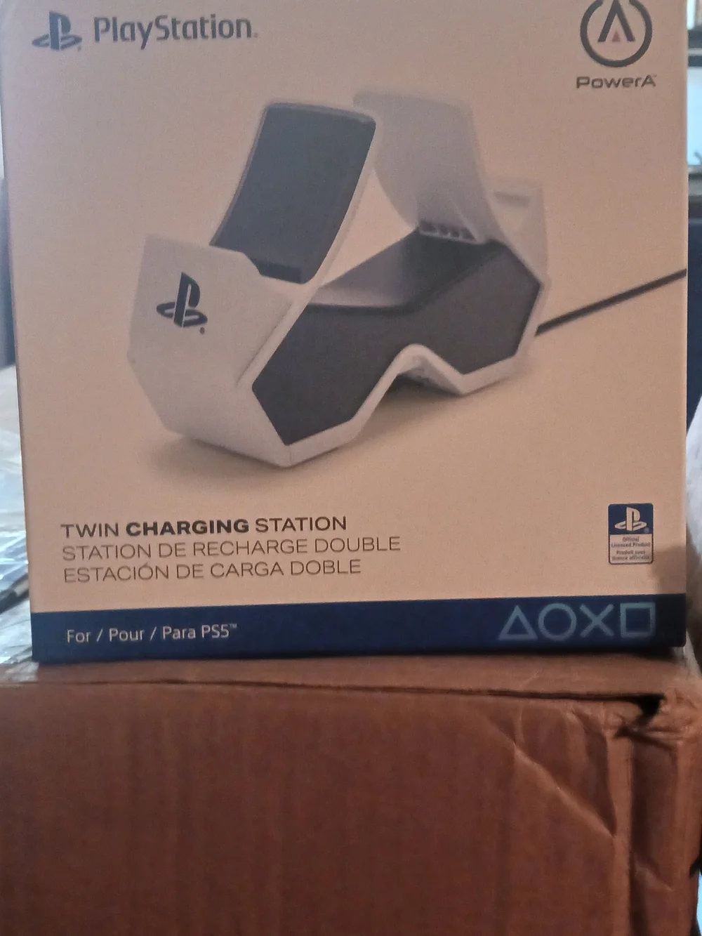 Sony PlayStation PS5 White and Black Twin Charging Station